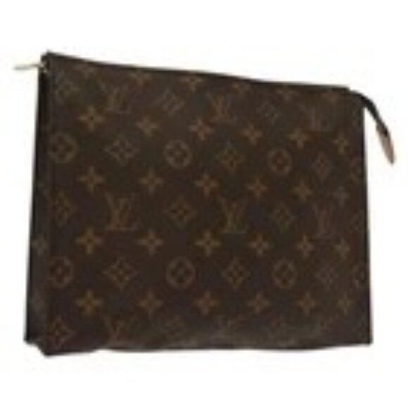 LOUIS VUITTON Monogram Poche Toilette 26 Pouch M47542 LV Auth 137254 - Picture 1 of 16